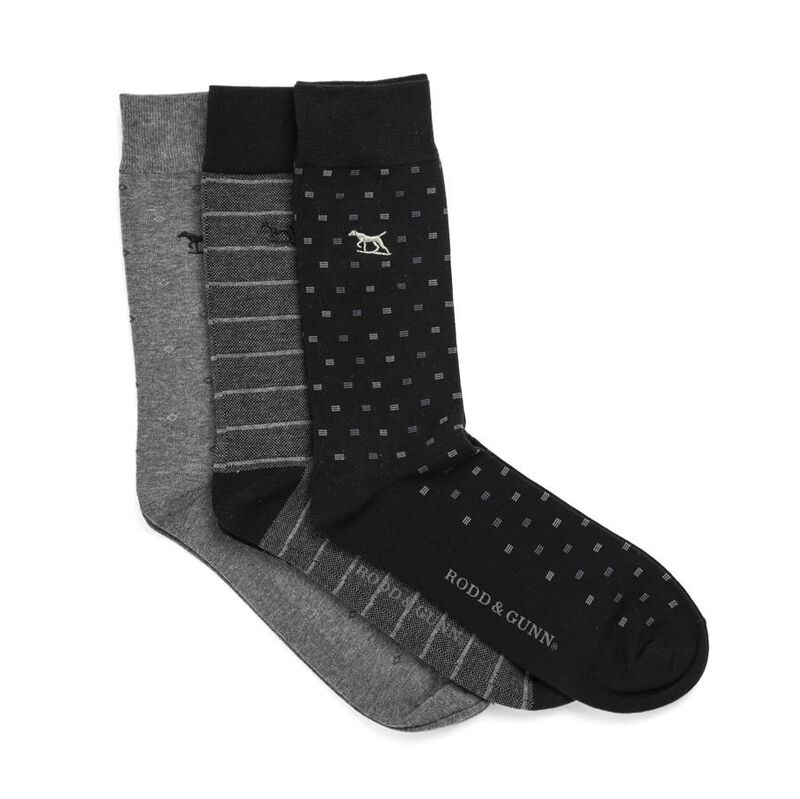 Rodd & Gunn Seacliff Multi Sock 3 Pack image number 6